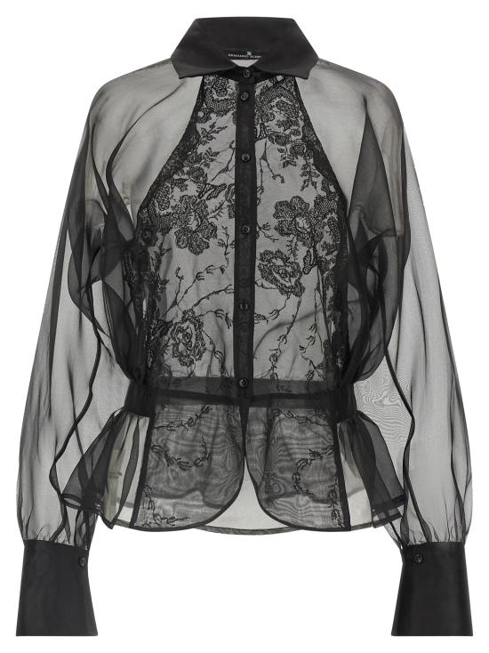 26FW 에르마노 설비노 블라우스 ER344661BM BLACK