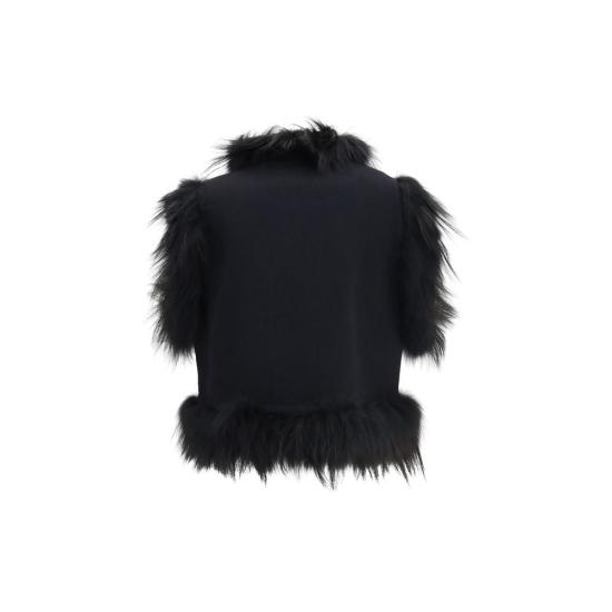 26FW 펜디 베스트 FEFJ7782B1HHF0QA1BB BLACK - FENDI