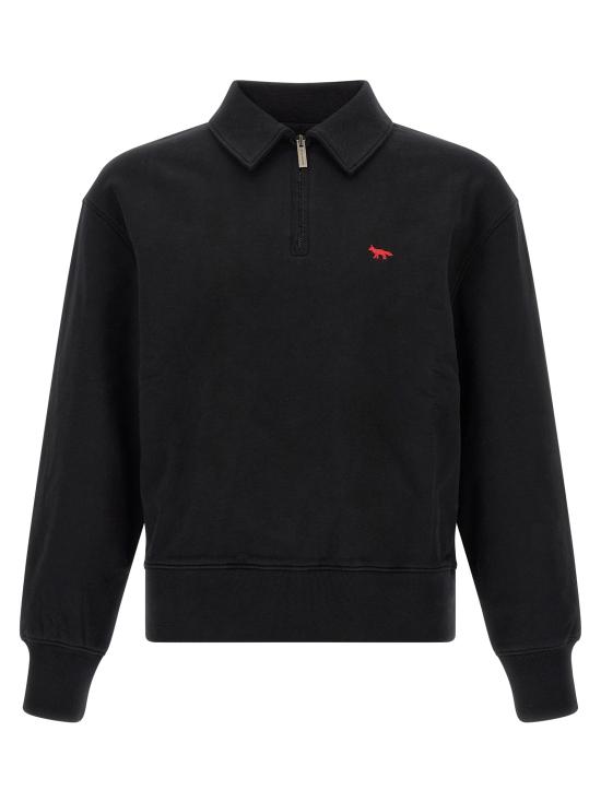 26FW 메종키츠네 긴팔 티셔츠 MA344853BM BLACK