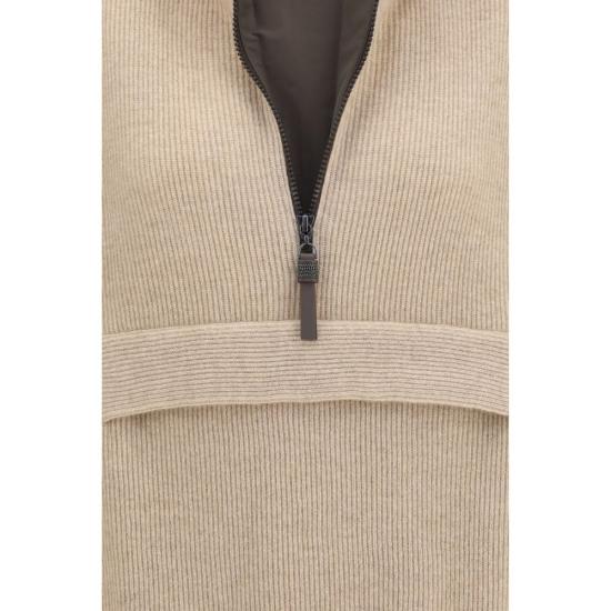 26FW 브루넬로 쿠치넬리 긴팔 티셔츠 BRM12250004PC059BB BEIGE - BRUNELLO CUCINELLI