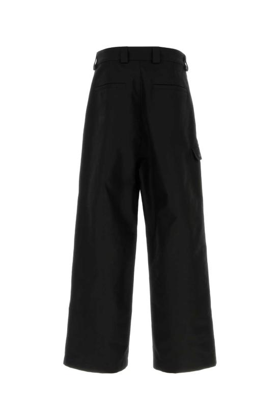 26FW 발렌시아가 루즈 핏 워크웨어 팬츠 A009K2TUP13 1000 BLACK - BALENCIAGA