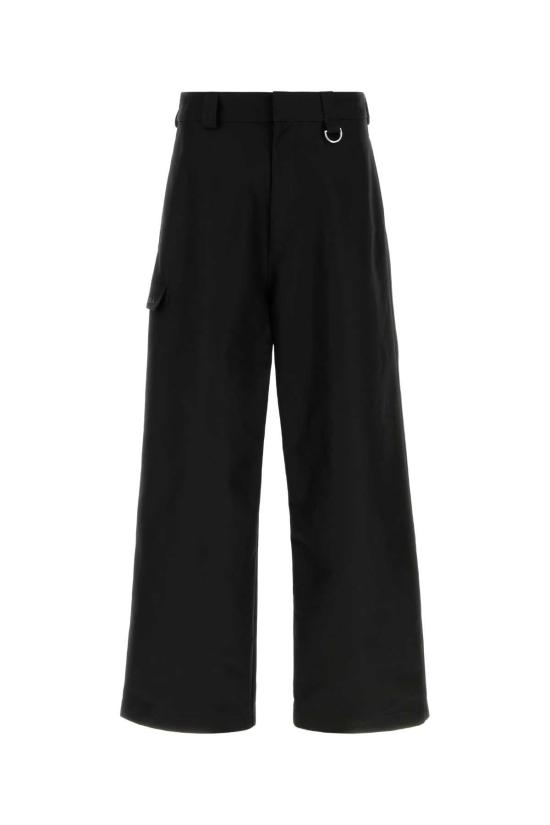 26FW 발렌시아가 루즈 핏 워크웨어 팬츠 A009K2TUP13 1000 BLACK