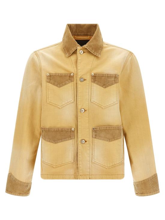 웨일즈보너 자켓 LDUA25DE03CO01800 BEIGE