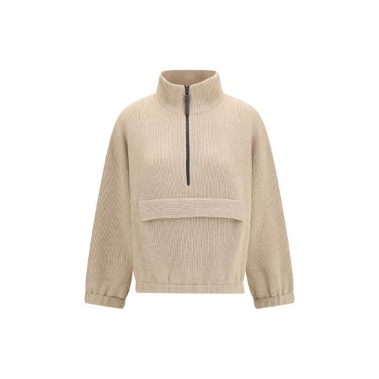 26FW 브루넬로 쿠치넬리 긴팔 티셔츠 BRM12250004PC059BB BEIGE