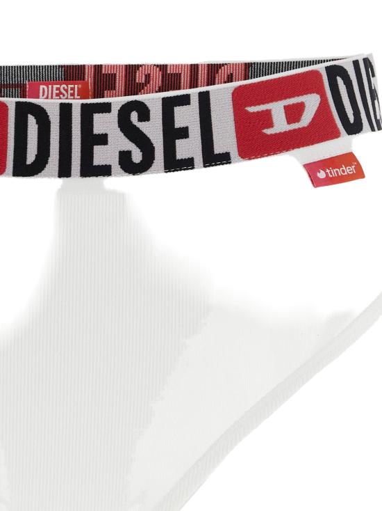 26FW 디젤 바디수트 티셔츠 DI337004BM WHITE - DIESEL