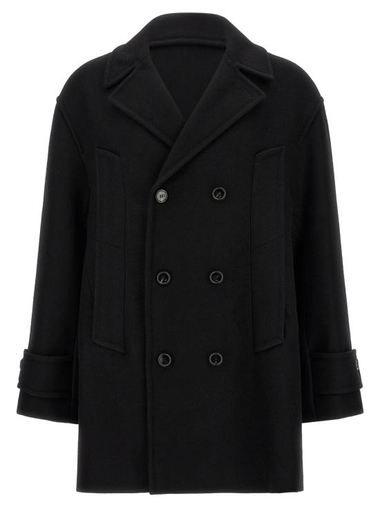 26FW 아미 코트 AM344964BM BLACK