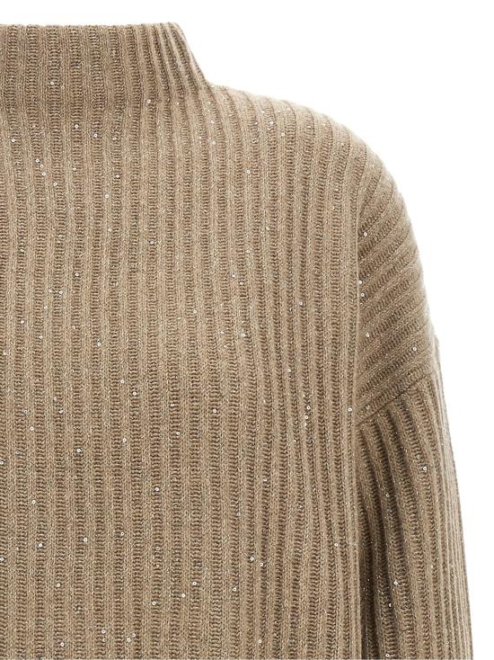  브루넬로 쿠치넬리 스웨터 LDMBM753504C506 BEIGE - BRUNELLO CUCINELLI