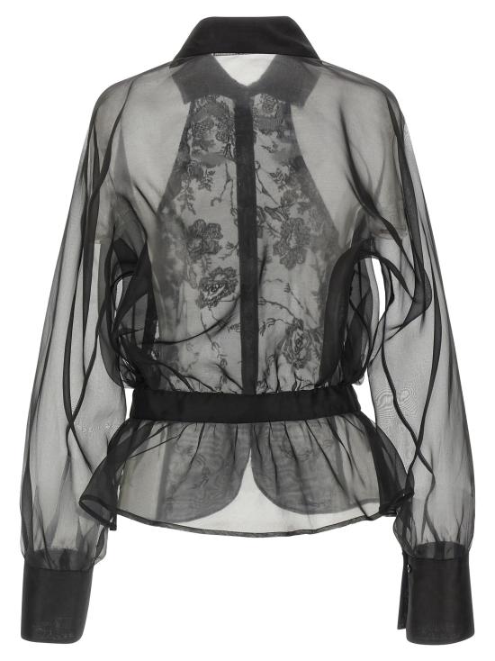 26FW 에르마노 설비노 블라우스 ER344661BM BLACK - ERMANNO SCERVINO