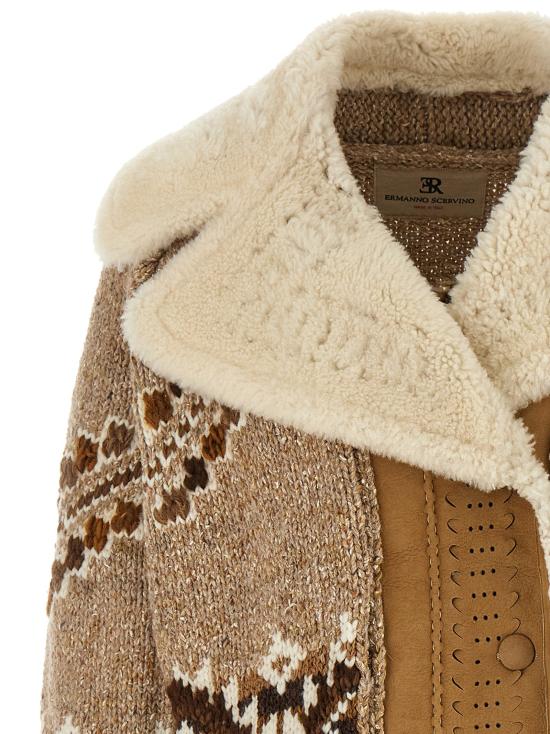  에르마노 설비노 자켓 LDD495D307RSHQUBM4901 BEIGE - ERMANNO SCERVINO