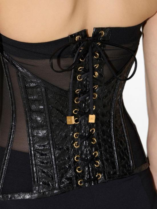 26FW 엘리자베타프랜치 민소매 티셔츠 TO09167E2 110 BLACK - ELISABETTA FRANCHI