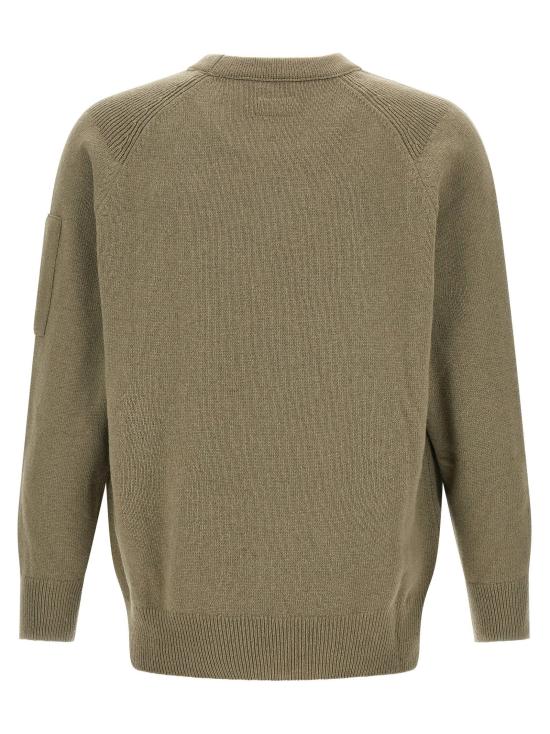  씨피 컴퍼니 스웨터 LD21CMKN085A110149A356 OLIVE GREEN - C.P. COMPANY