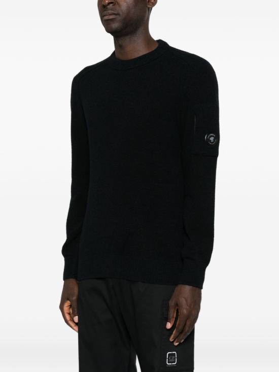  씨피 컴퍼니 탑 21CMKN297A006170A999 AI26 BLACK - C.P. COMPANY