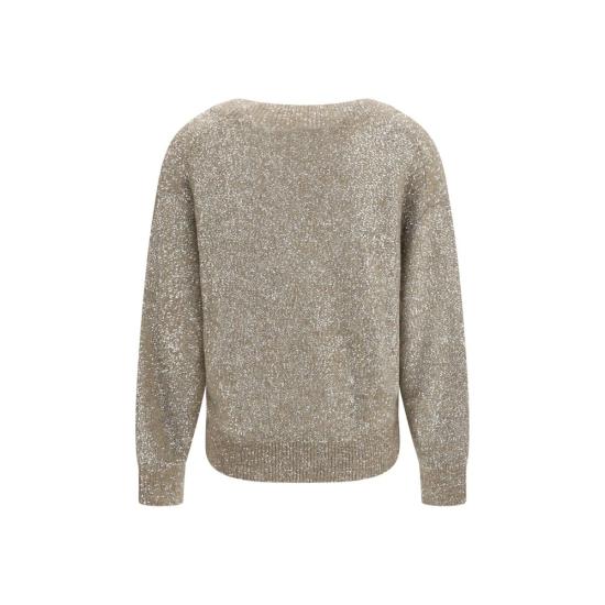 26FW 브루넬로 쿠치넬리 스웨터 BRMPN568202CMV48BB BEIGE - BRUNELLO CUCINELLI