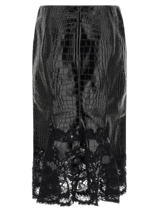 26FW 에르마노 설비노 스커트 ER342235BM BLACK - ERMANNO SCERVINO