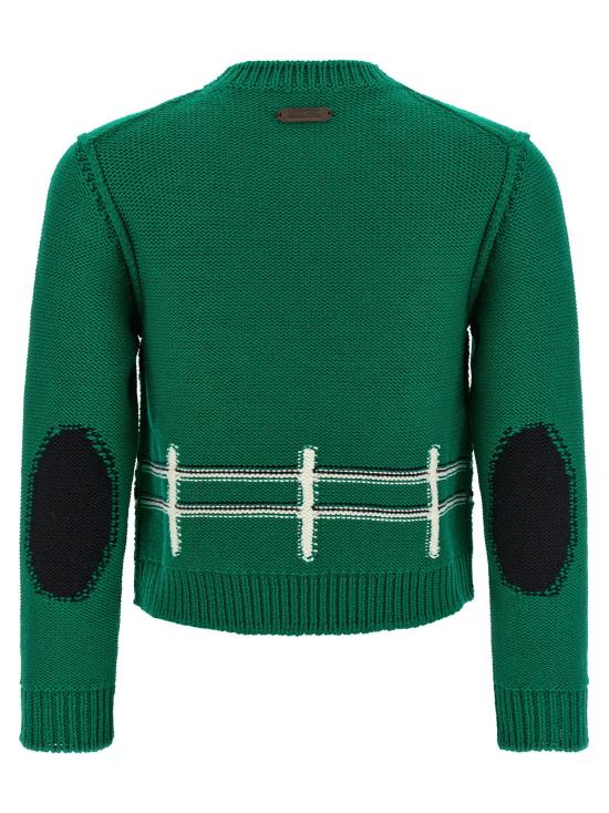  모스키노 스웨터 LDA090454022384 GREEN - MOSCHINO