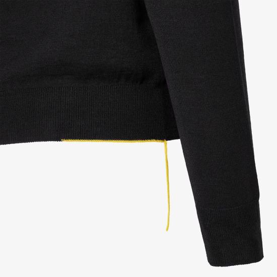 26FW 펜디 스웨터 MASTER ULT 010354 NOIR 50 BLACK - FENDI