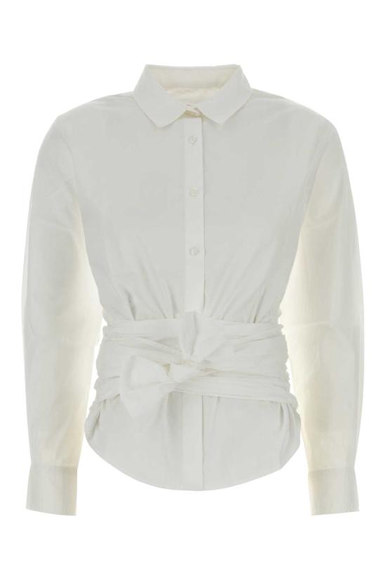 26FW 기마구아스 애슐리 랩 디테일 셔츠 ASHLEYSHIRT WHITE