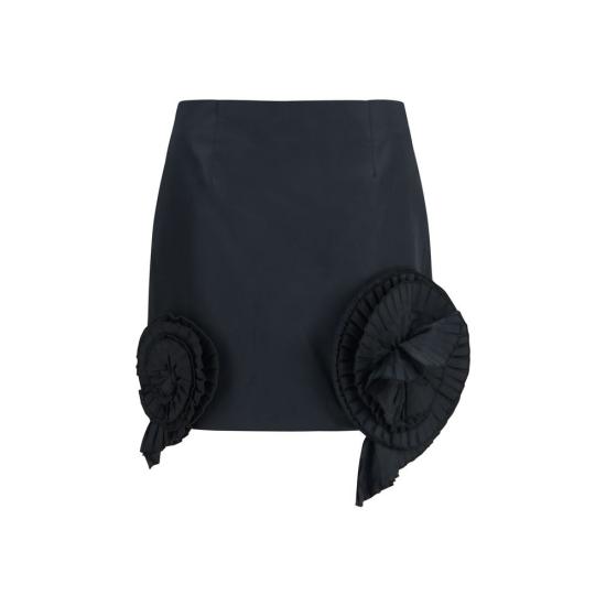 26FW 블루마린 스커트 BLRF6050T886422222BB BLACK