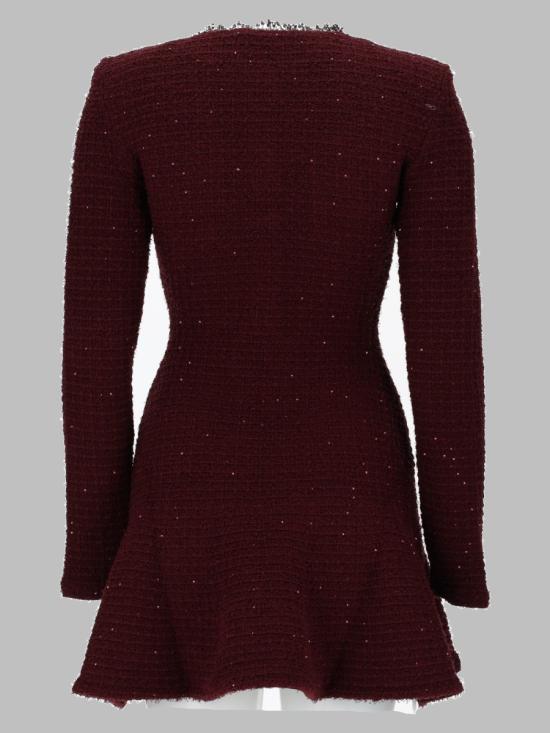 26FW 셀프 포트레이트 원피스 SC26 152S BU BURGUNDY BORDEAUX - SELF PORTRAIT
