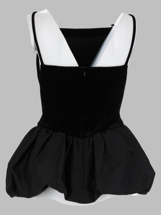26FW 셀프 포트레이트 탑 SC26 011T B BLACK - SELF PORTRAIT