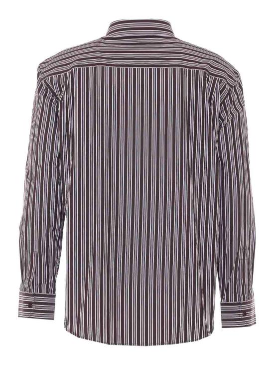 26FW 생로랑 스트라이프 코튼 포플린 셔츠 867719Y2O102071 MULTICOLOUR - SAINT LAURENT