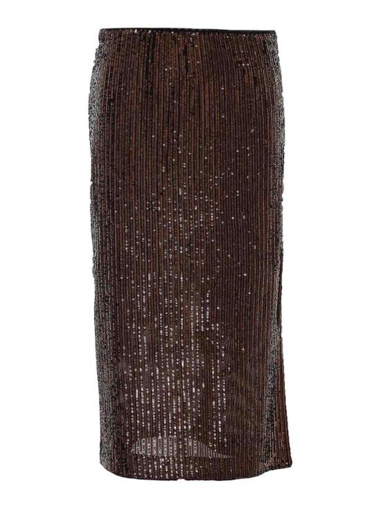 26FW 트윈셋 미디 스커트 262TT214214171 BROWN