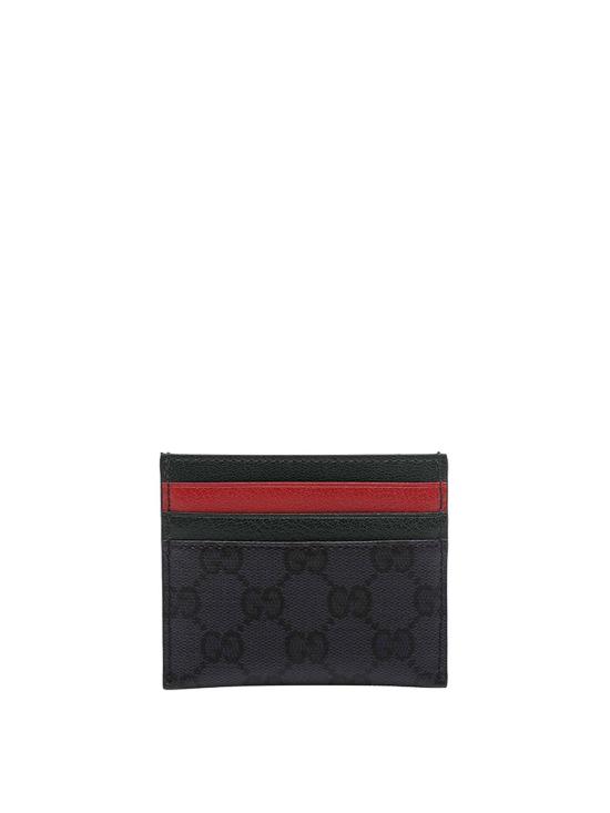26FW 구찌 GG 캔버스 웹 카드 슬롯 카드 케이스 A0071BFAGI81081 BLACK