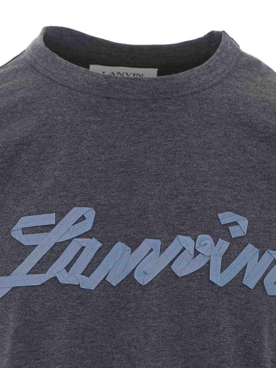 26FW 랑방 반팔 티셔츠 TS0012J060177 GREY - LANVIN