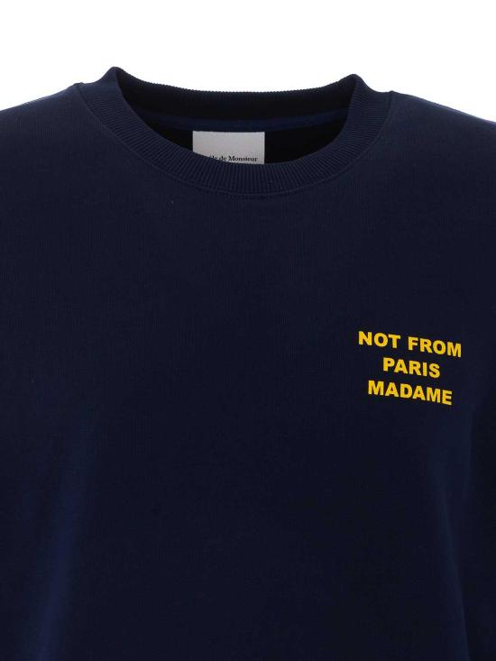 26FW 드롤드무슈 탑 SW149CO127NY BLUE - DROLE DE MONSIEUR