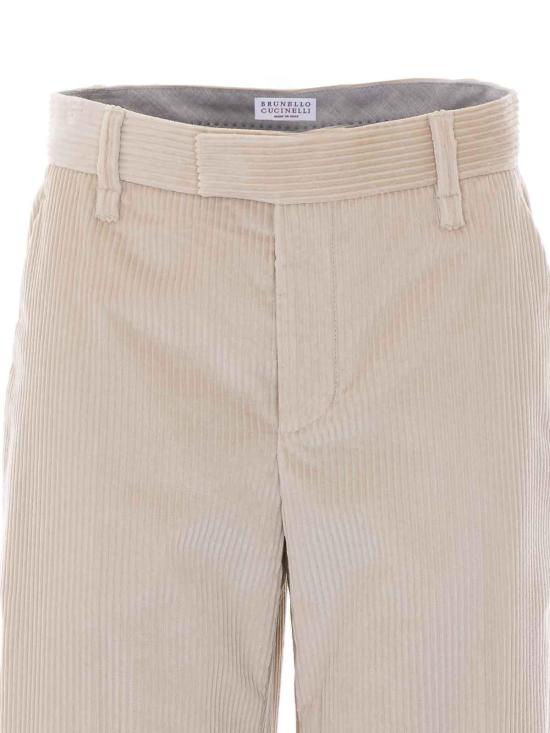 26FW 브루넬로 쿠치넬리 팬츠 MA180P8492C9815 WHITE - BRUNELLO CUCINELLI