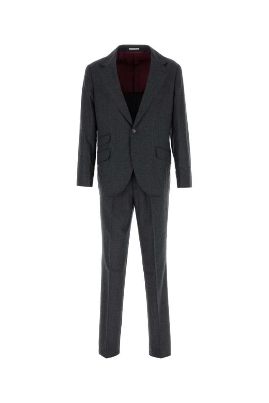26FW 브루넬로 쿠치넬리 수트 팬츠 ME226LDWH C004 GRAY