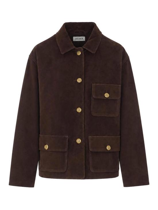 26FW 아르마 가죽 자켓 008L26604702CHARCOALBROWN
