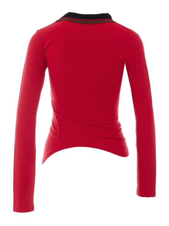 26FW 비비안웨스트우드 폴로 티셔츠 1H010007J00AUH401 RED - VIVIENNE WESTWOOD