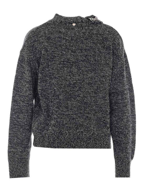 26FW 리우조 탑 WF6383MA27SL9288 GREY - LIU JO