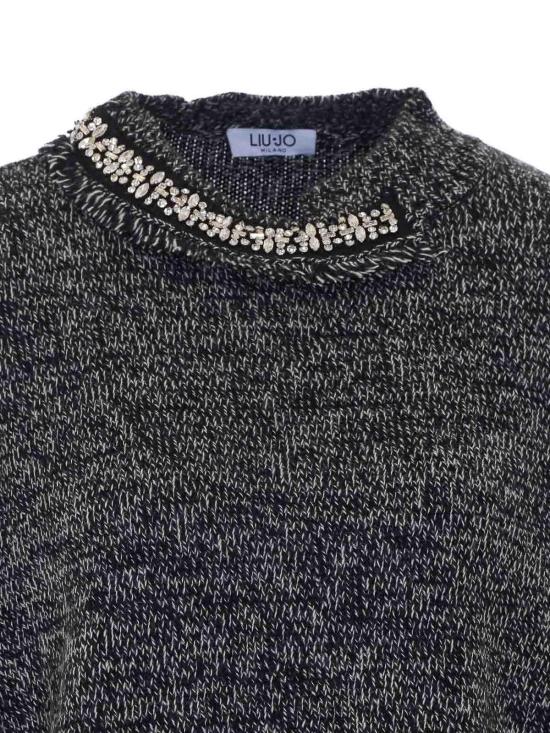 26FW 리우조 탑 WF6383MA27SL9288 GREY - LIU JO
