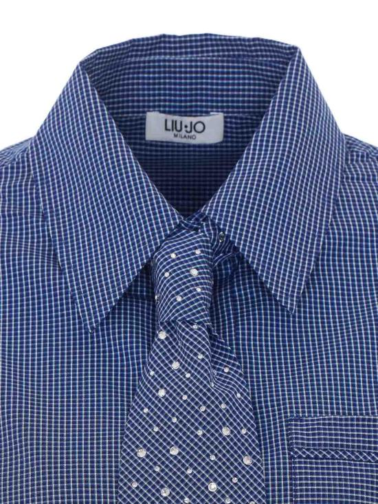 26FW 리우조 셔츠 WF6269T740AL9571 BLUE - LIU JO