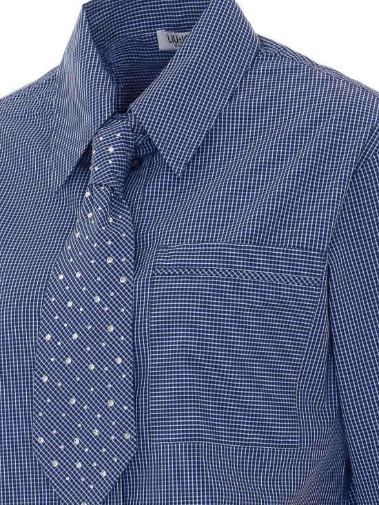 26FW 리우조 셔츠 WF6269T740AL9571 BLUE - LIU JO