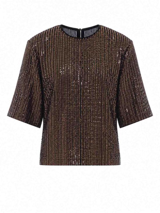 26FW 트윈셋 민소매 티셔츠 262TT214314171 BROWN - TWINSET