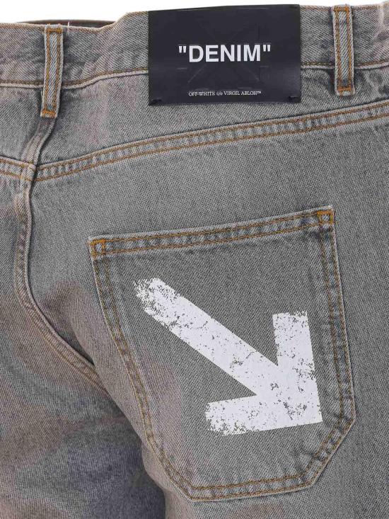 26FW 오프화이트 스트레이트 팬츠 OMYA18JF26DEN003020 GREY - OFF WHITE