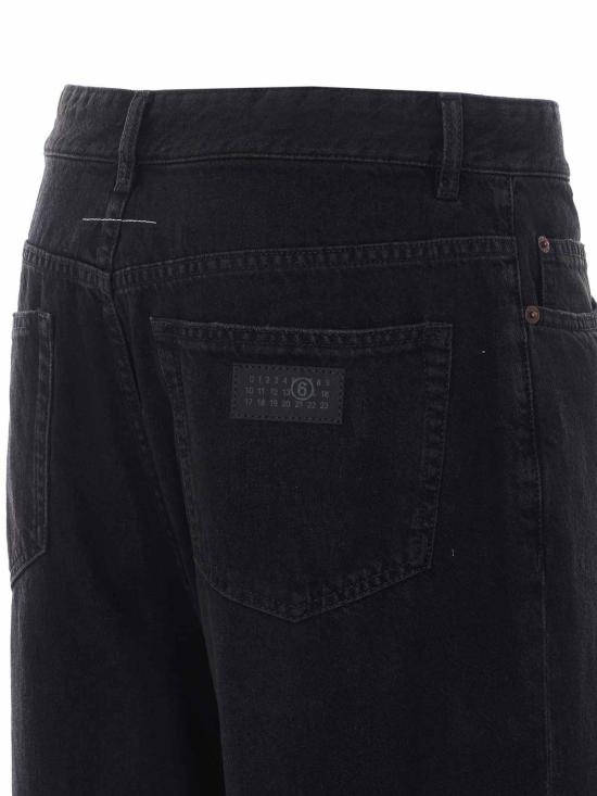 26FW MM6 메종마르지엘라 스트레이트 팬츠 SH0LA0045M30064963 BLACK - MM6 MAISON MARGIELA