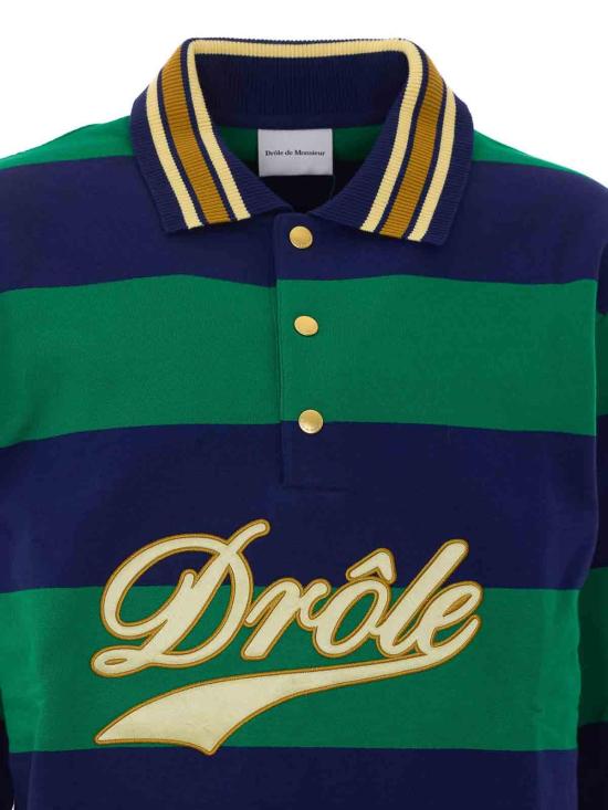 26FW 드롤드무슈 폴로 티셔츠 PL183CO324GN GREEN - DROLE DE MONSIEUR