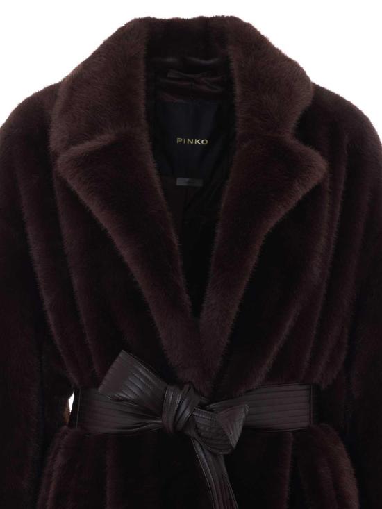 26FW 핑코 미디 스커트 107168A3FKL72 BROWN - PINKO
