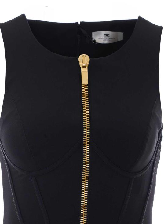 26FW 엘리자베타프랜치 탑 AB87766E2110 BLACK - ELISABETTA FRANCHI