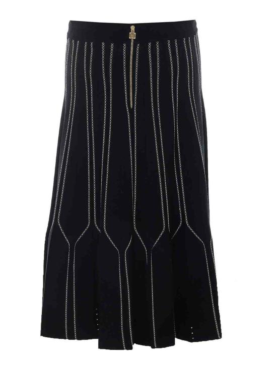 26FW 엘리자베타프랜치 미디 스커트 GK11Q67E2685 BLACK - ELISABETTA FRANCHI