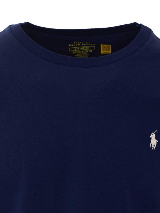 26FW 폴로 랄프로렌 포니로고 자수 반팔 티셔츠 710671438525NEWPORTNAVY BLUE - POLO RALPH LAUREN