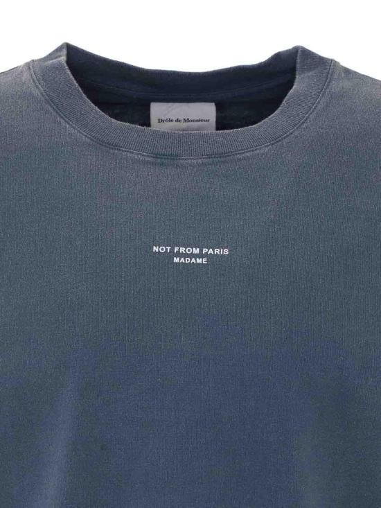 26FW 드롤드무슈 반팔 티셔츠 TS202CO248DGR GREY - DROLE DE MONSIEUR