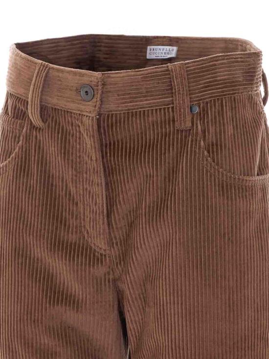 26FW 브루넬로 쿠치넬리 팬츠 MA180P9075C832 BROWN - BRUNELLO CUCINELLI