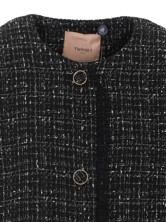 26FW 트윈셋 탑 262TP208513857 BLACK - TWINSET
