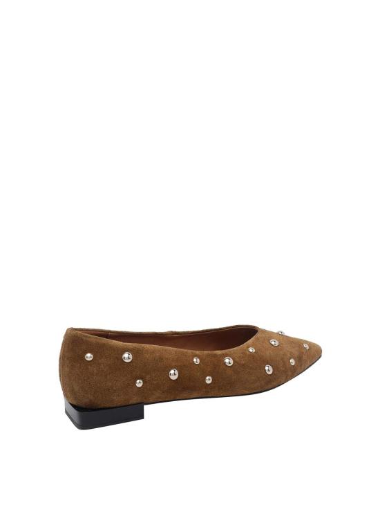 26FW 엔젤 알라르콘 플랫 슈즈 26507530BCOWSUEDE BROWN - ANGEL ALARCON