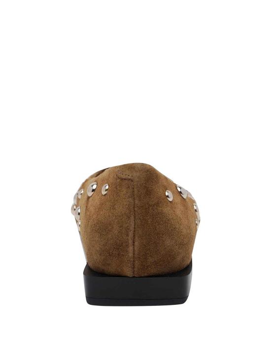 26FW 엔젤 알라르콘 플랫 슈즈 26507530BCOWSUEDE BROWN - ANGEL ALARCON